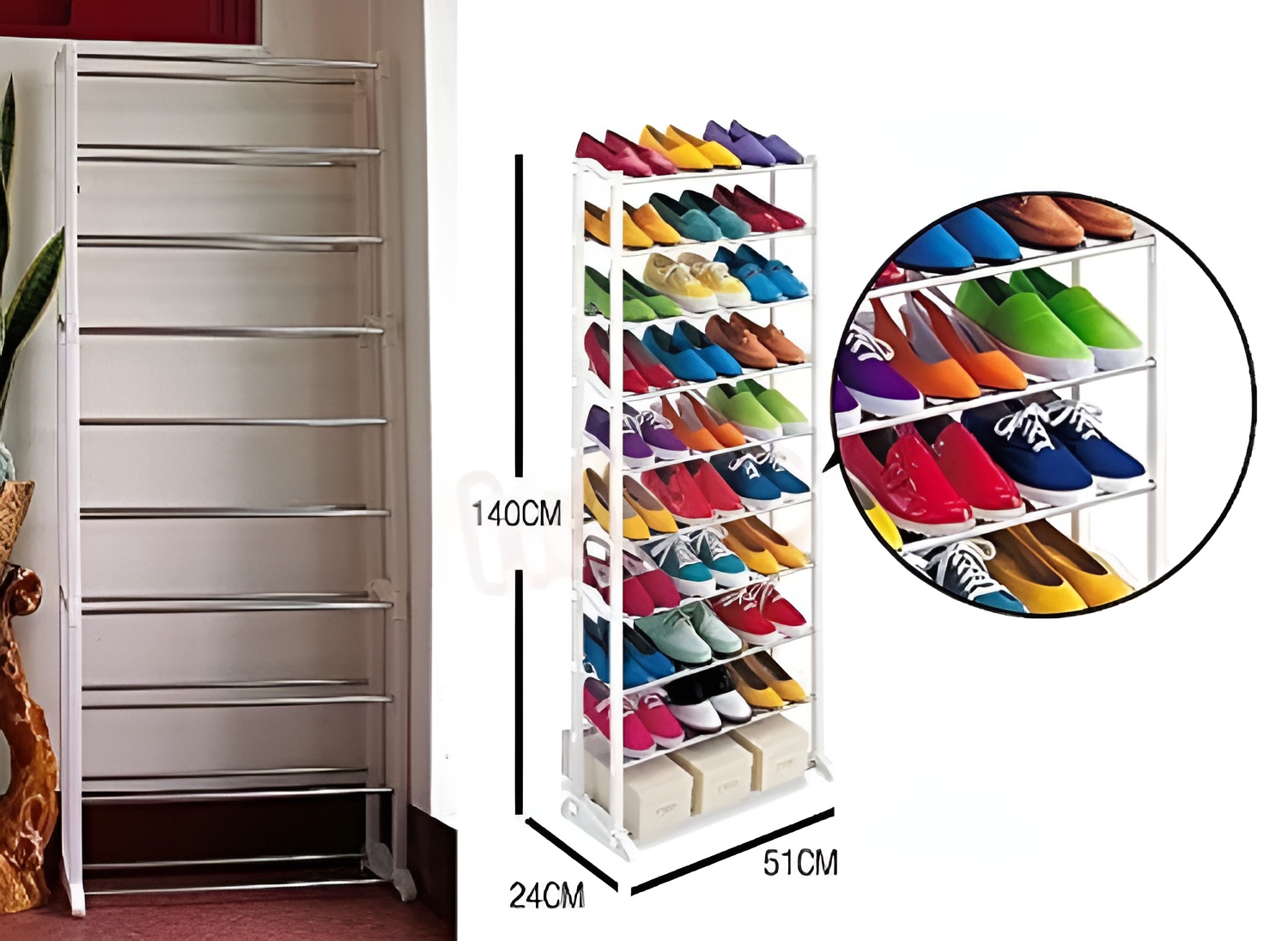 Amazing Shoe Rack Organizer | 10 Layer - Image 3