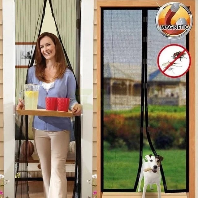 Premium Quality Mosquito Magic Mesh Set With 20 Wood Tacks 12 Hocks And 2 Mesh Panels 83x19.5 Inches - Image 4