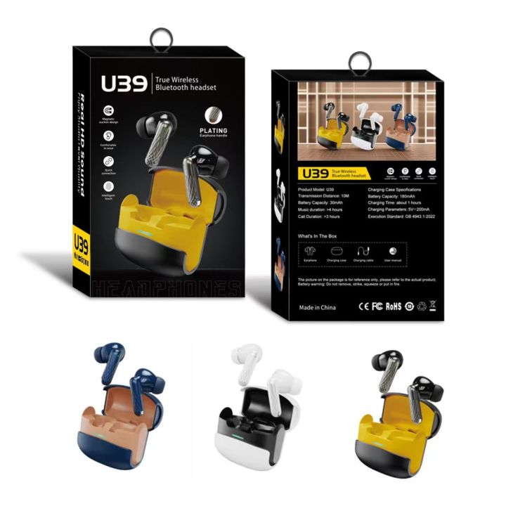 U39 Wireless Bluetooth Earbuds – Deep Bass & HD Sound - Image 4