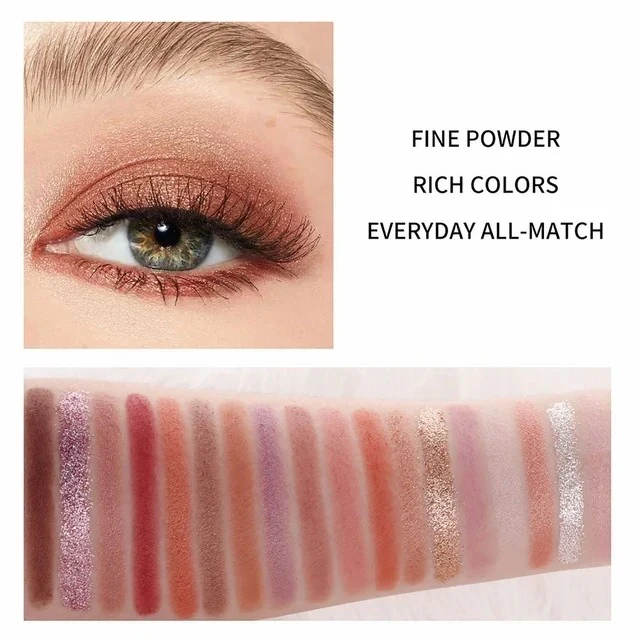 Warda Beauty 26 colors Matte Long Lasting Pigmented Eyeshadow palette - Image 4