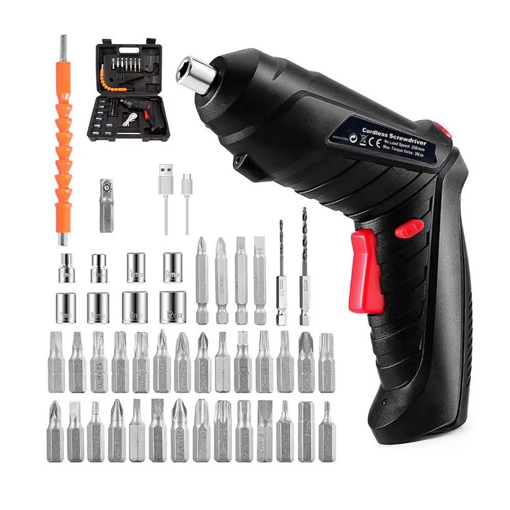 Premium Quality 47-in-1 Rechargeable Electric Screwdriver Set ��� Chrome Vanadium Steel Precision Tool Kit