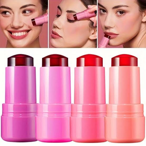 Cooling Water Jelly Tint Lip & Cheek Stain ��� Pack of 4 - Random Color - Image 3