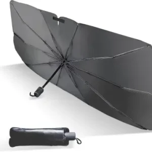 Universal Car Umbrella Sun Shade Cover for Windshield UV Reflecting Foldable Front Car Sunshade Umbrella