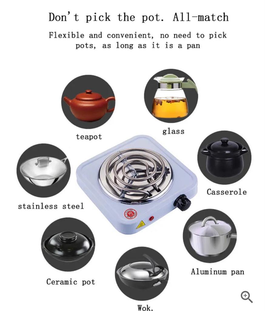 Hot Plate Electric Stove for cooking | Electric Hot Plate Stove | Electric Cooker | Electric Coil Cooking Stove | Electric Stove For Cooking – Electric Cholha - Image 5