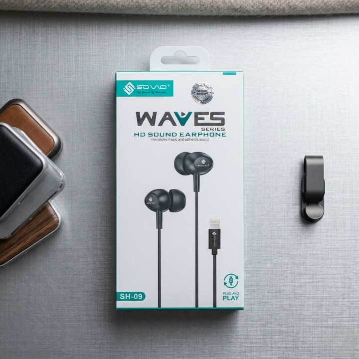 Waves Earbuds with Iphone – Bluetooth , ANC Noise Reduction, Deep Bass & Touch Control - Image 3