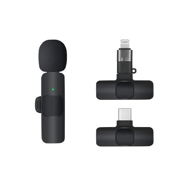 K9 Collar Wireless Microphone iPhone/Android & Type C Supported Wireless Microphone With ( i Phone Connector )