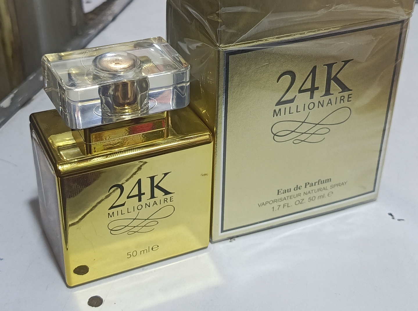 24K MILLIONAIRE Eau De Parfum for Men – Premium Long-Lasting Luxury Gold Vaporisateur Natural Spray - 50ml - Image 2