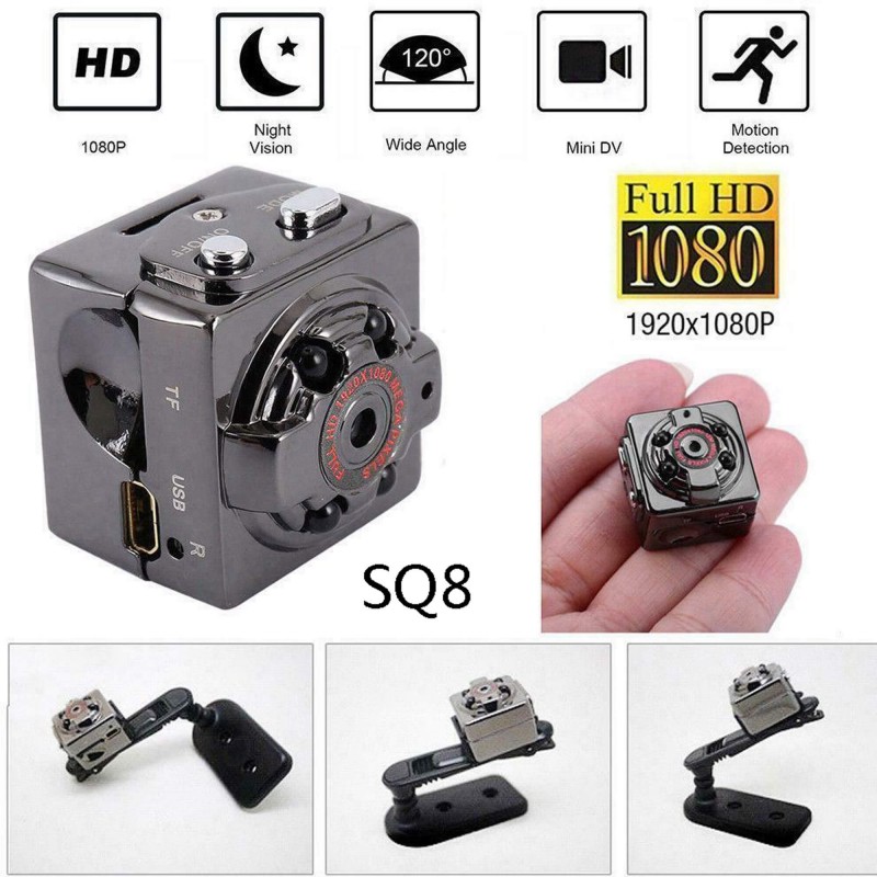 Hidden Mini Camera Sq8 Night Vision | SQ8 Mini Spy Camera 1080P, Mini DV Smallest Wireless - Image 2