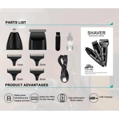 Daling 3 in 1 Multi-Function Purpose Intelligent Anti-Hairpin System Portable(DL-9238) - Image 4