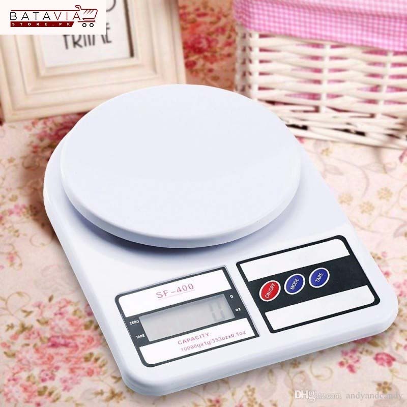 Kitchen Scale SF-400 Digital Electronic Weight Machine with Cell – Food & Grocery Measuring Scale upto 10 KG - Image 2