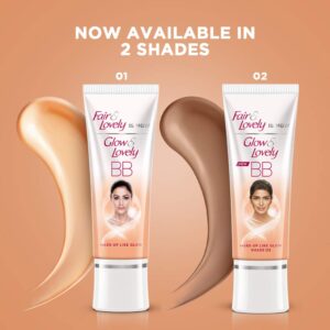 (pack of 12) Glow & Lovely / Fair & Lovely BB Cream + Multivitamin Cream 18g (random color)