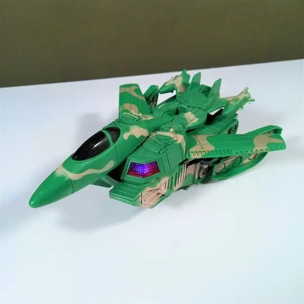 2βinβ1 Military Aircraft & Tank Toy | Transformable Fighter Jet & Tank | Durable & Safe for Kids (random colour) - Image 5