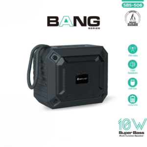 SOVO Bang SBS-506 Bluetooth Speaker – Powerful Bass Wireless Portable Speaker with HD Sound – Built-in Microphone for Hands-Free Calls