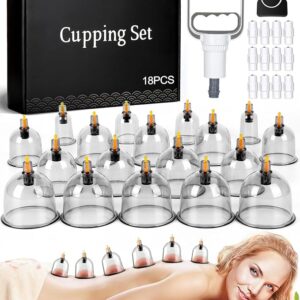 10-Piece Hijama Cupping Therapy Set – Vacuum Suction Massage Cups with Pull-Out Pump | Pain Relief, Blood Circulation, Relaxation & Muscle Recovery Kit
