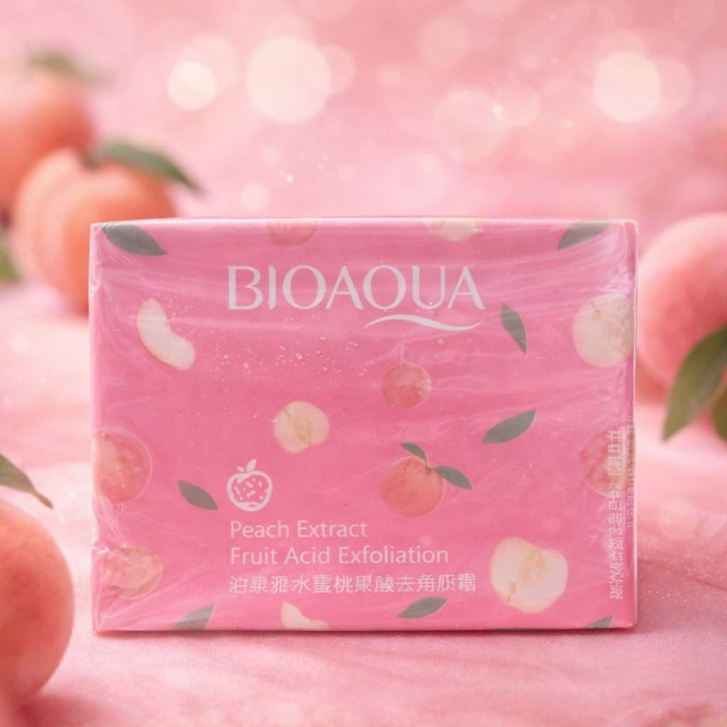 BIOAQUA Peach Extract Fruit Acid Exfoliation Cream - 110g - Image 2