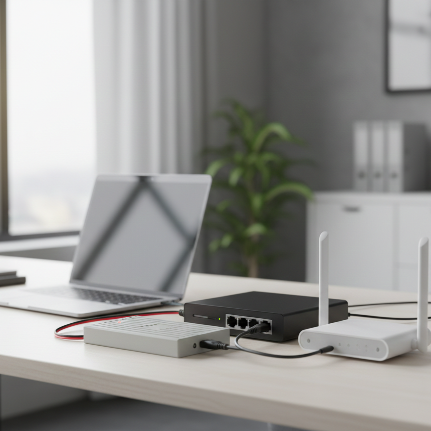 Speed 12V Router Power Bank – Mini UPS Backup Battery for WiFi Router - 20,000 mAh (Charger Not Included) - Image 2