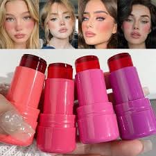 Cooling Water Jelly Tint Lip & Cheek Stain ��� Pack of 4 - Random Color - Image 2