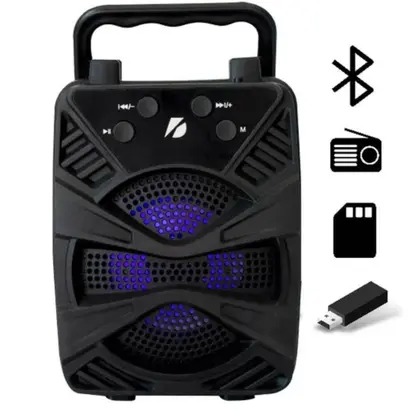 GTS-2422 Portable Bluetooth Speaker | 3 Inch Compact Wireless Speaker | Powerful Sound for Home, Travel & Outdoor - Image 4