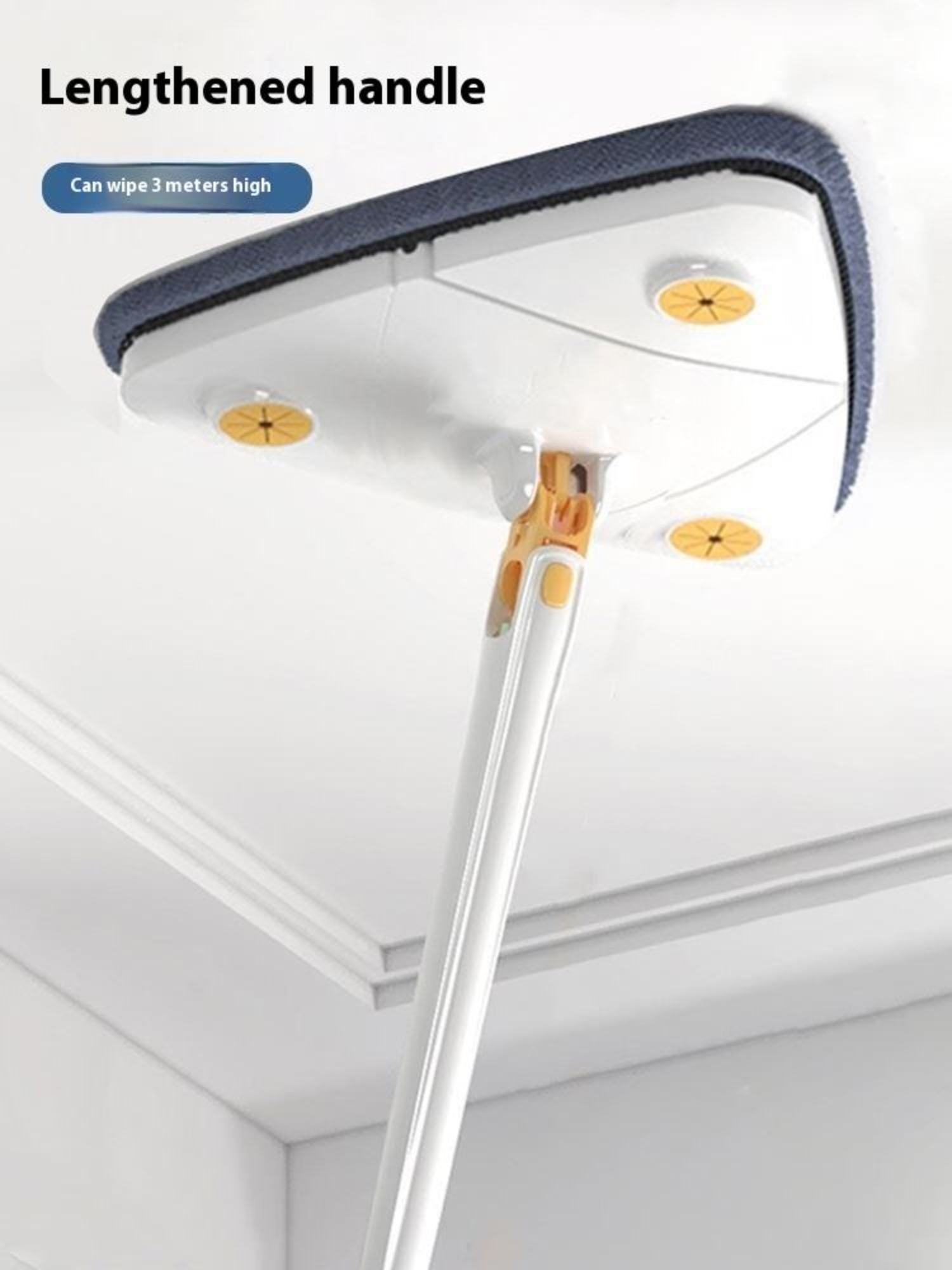 Royal's Triangle Shaped Microfiber Mop โSelf-Wringing Floor Dust Mop - Image 4