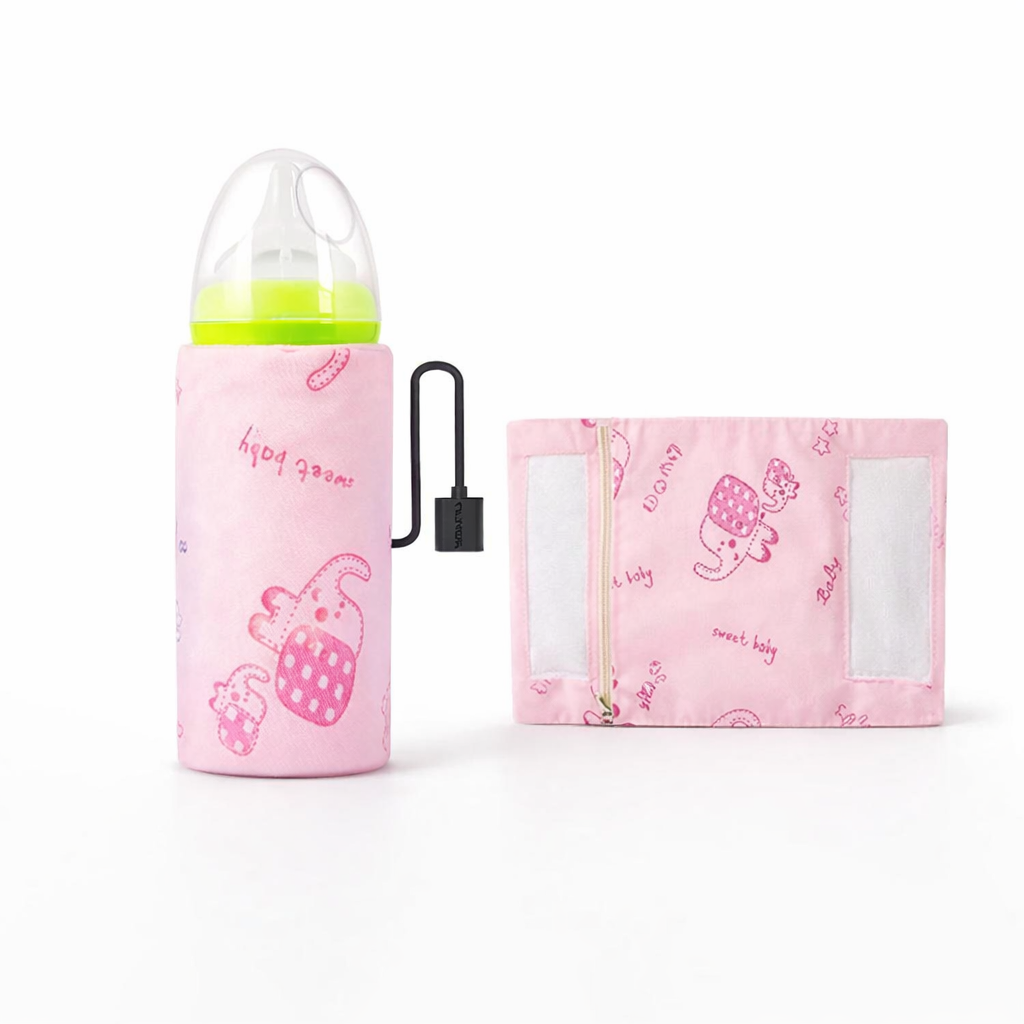 USB Portable Travel Milk Warmer Bag Cycle Constant Temperature Smart Feeding Bottle Heating Cover - Image 4
