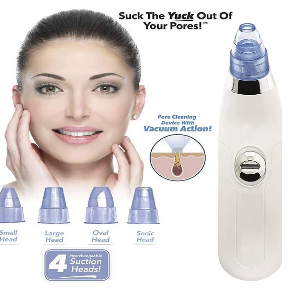 Derma Suction Pore Cleaning Device With Powerful Vacuum Action Gently Removes Dirt, Oil, And Blackheads, Leaving Skin Clean, Smooth, And Refreshed (Cell Operated) - Image 2