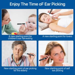 Rechargeable Smart Wireless Ear Camera Kit | Visual Ear Wax Removal Tool With Mobile Display | Random Colour