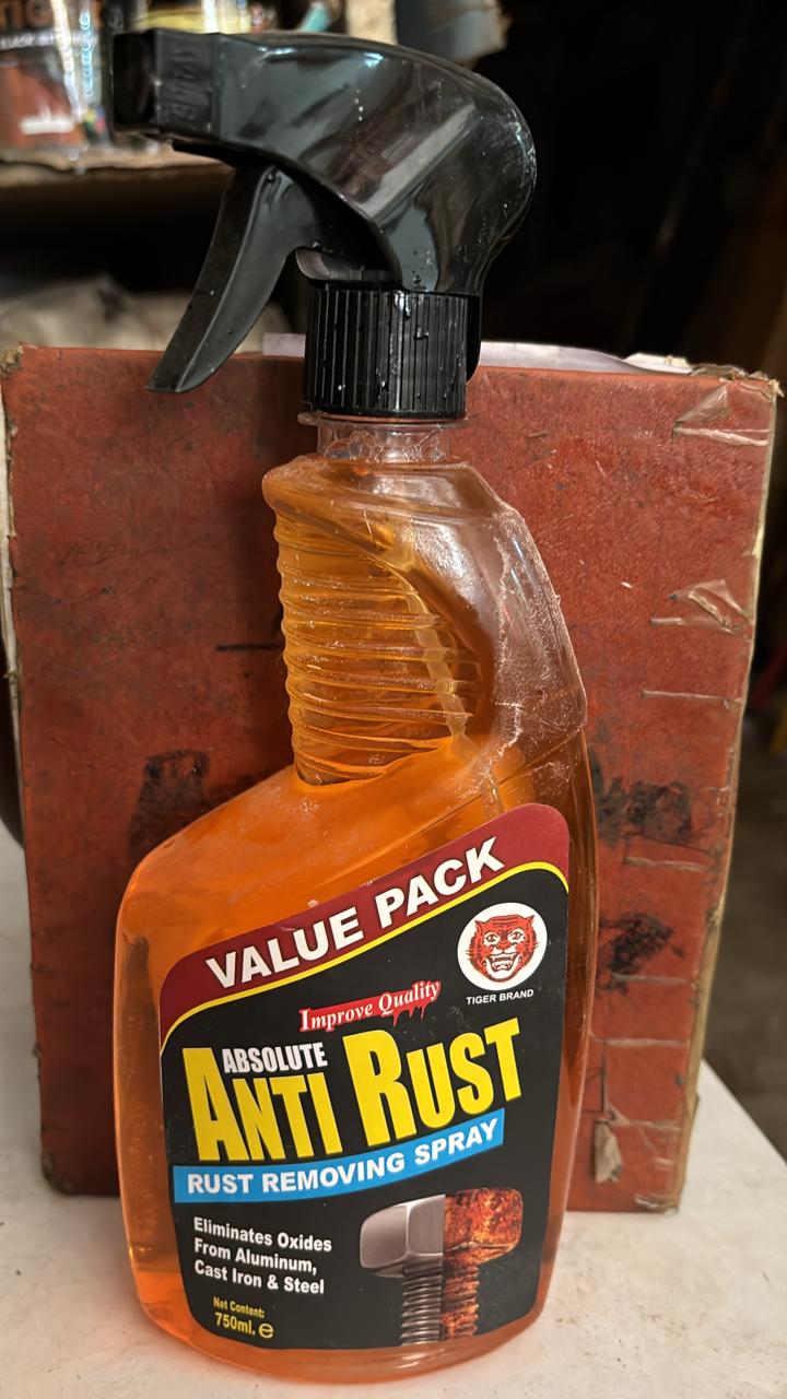 Anti Rust Remover Spray 750ml Bottle – Heavy Duty Rust Cleaning Solution for Metal Surfaces - Image 5