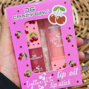 2 In 1 Crazy Girl Color Changing Lip Balm Plus Lip Oil - Hydrating Tinted Lip Care Treatment For Glossy Finish And Natural Color Enhancement