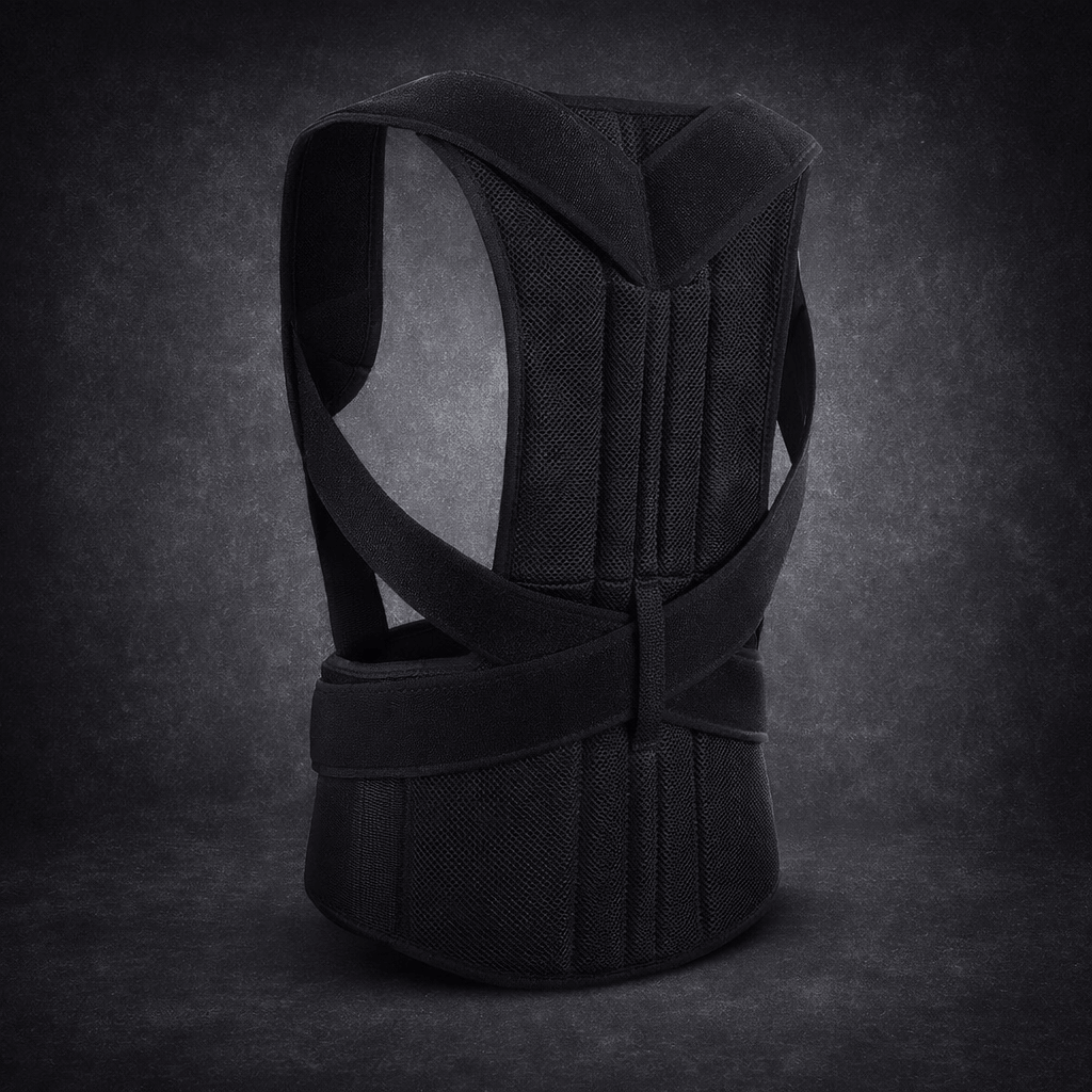 Adjustable Back Support Belt | Posture Corrector | Spine & Shoulder Support Brace | Breathable Upper Back Support for Men & Women - Image 2