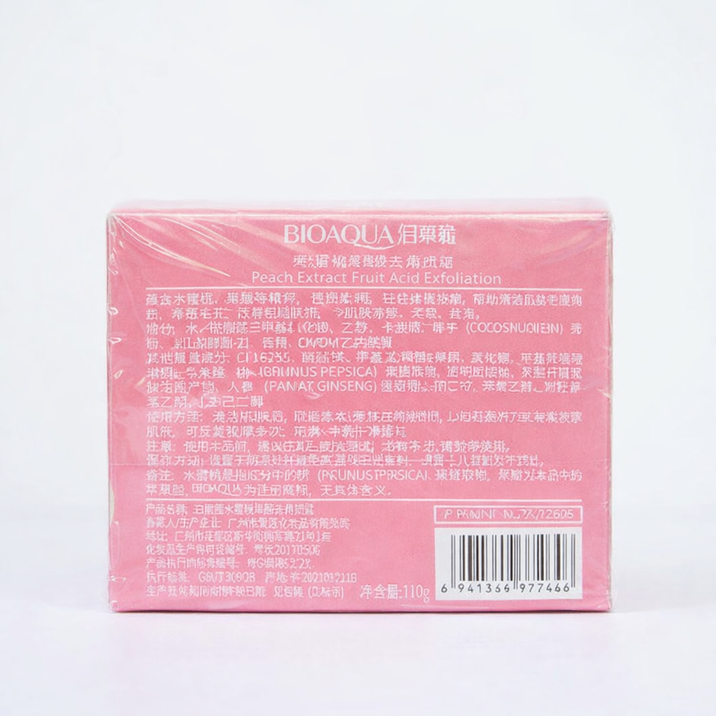 BIOAQUA Peach Extract Fruit Acid Exfoliation Cream - 110g - Image 3