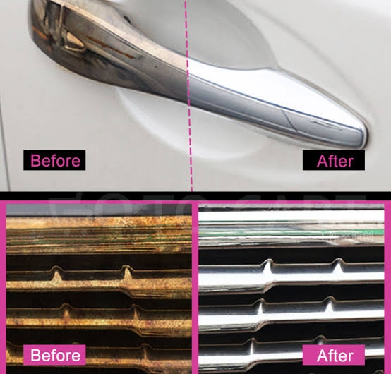 Flamingo Metal Polish 300ML – Multi-Surface Metal Cleaner & Shine Restorer for Chrome, Brass, Copper & Stainless Steel - Image 2