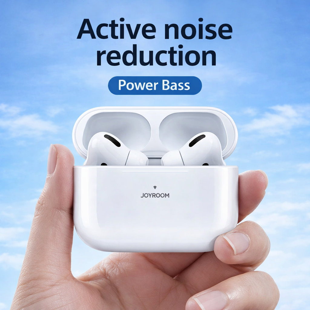 Joyroom JR-T03s Pro 2 ANC TWS Wireless Earbuds | Wireless Bluetooth Earbuds | HiFi Sound | Long Battery Life | Free Premium Case - Image 2