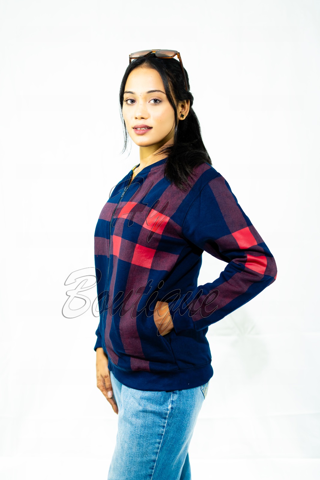 Best Quality Winter Wear Plain Jacket for Ladies & Girls | Warm, Stylish & Comfortable Outerwear for Cold Weather - Image 2