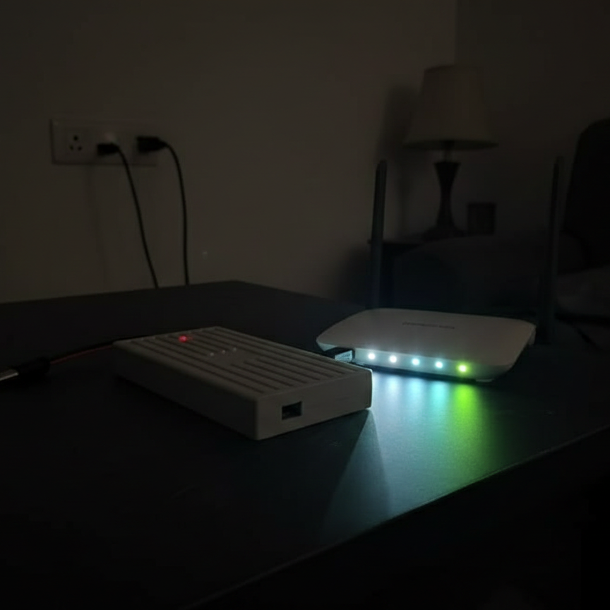 Speed 12V Router Power Bank – Mini UPS Backup Battery for WiFi Router - 20,000 mAh (Charger Not Included) - Image 3