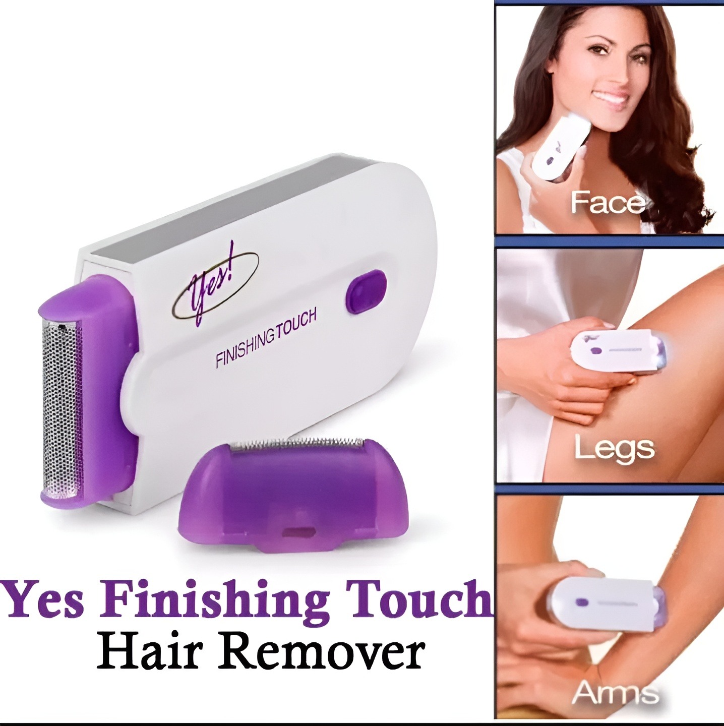 Finishing Touch Laser Hair Removal | 2‑in‑1 Trimmer | Pain‑Free Electric Hair Removal for Women - Image 2