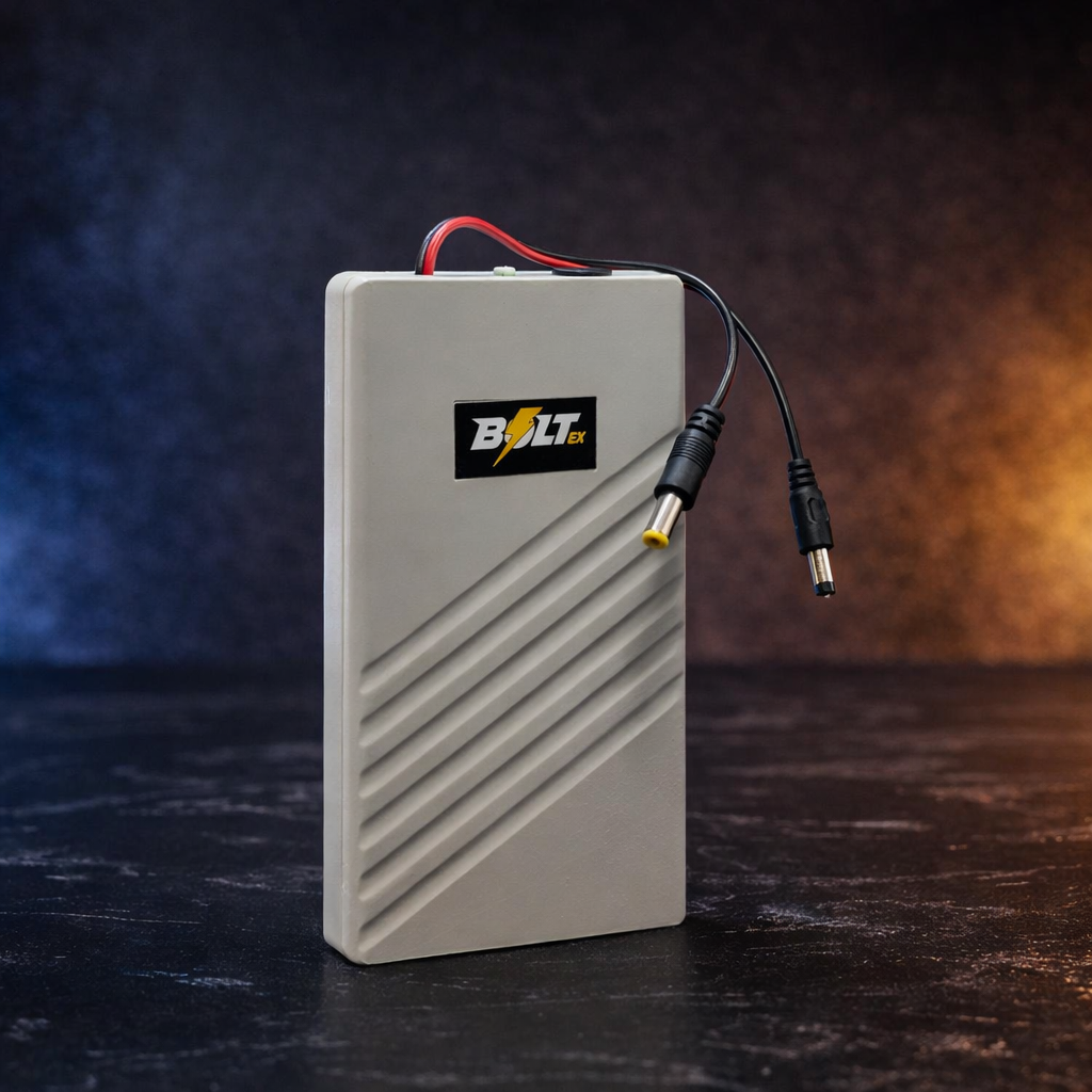 Bolt/ex 12V Router Power Bank on / off Buttonβ High-Performance UPS for Non-Stop Internet (3-4 Hours Backup) - 20000Mah Battery