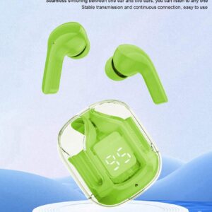 Air 31 Earbuds Wireless Earbuds With Crystal Transparent Case Type C Charging And Bluetooth 5.3 Providing Durable Quality - Random Color
