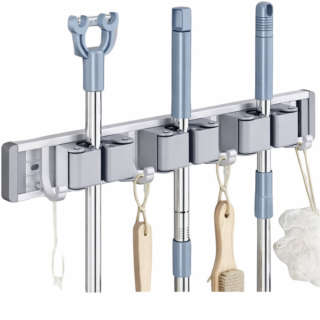 Royal Aluminium Mop & Broom Holder - Image 2
