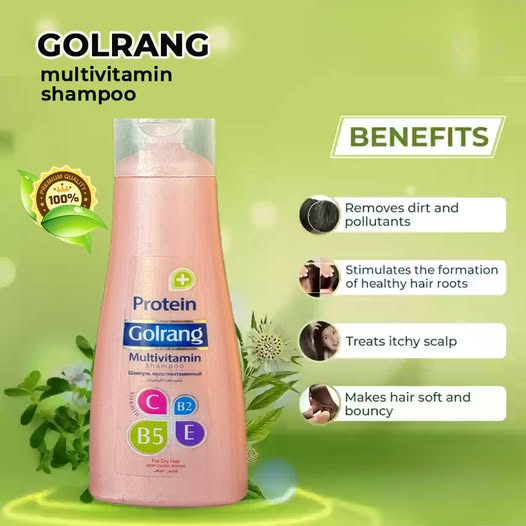 Protein Golrang Multivitamin Shampoo Strengthening & Nourishing Hair - Image 3