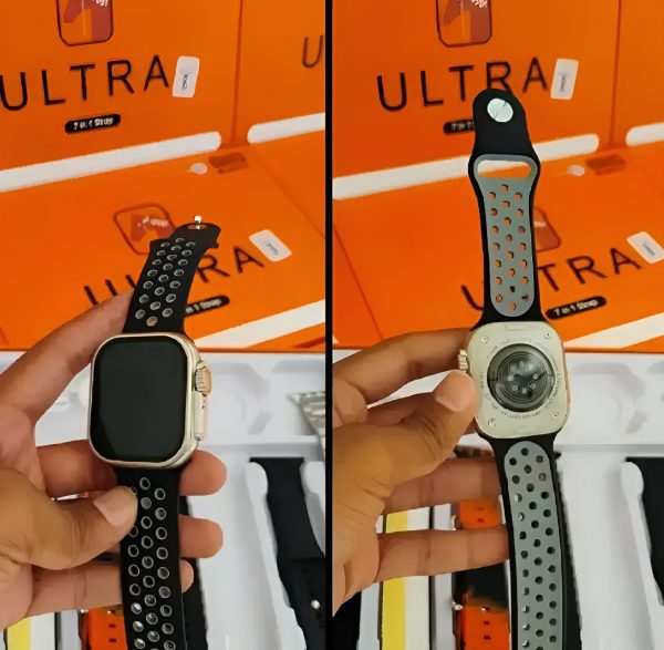 7-in-1 Ultra Smart Watch – Advanced Multi-Feature Fitness Tracker with Heart Rate Monitor, Sleep Tracking, Bluetooth Calling, Sports Modes & More Random Color Straps - Image 4