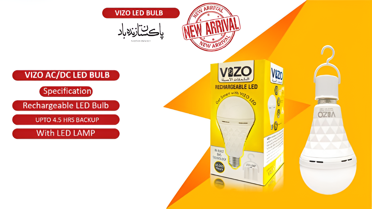 AC/DC LED Emergency Bulb – 15W (Auto-Charging + Dual Mode) | Best Quality Light Bulb | Bulb For Home & Office - Rechargeable Bulb - Image 2