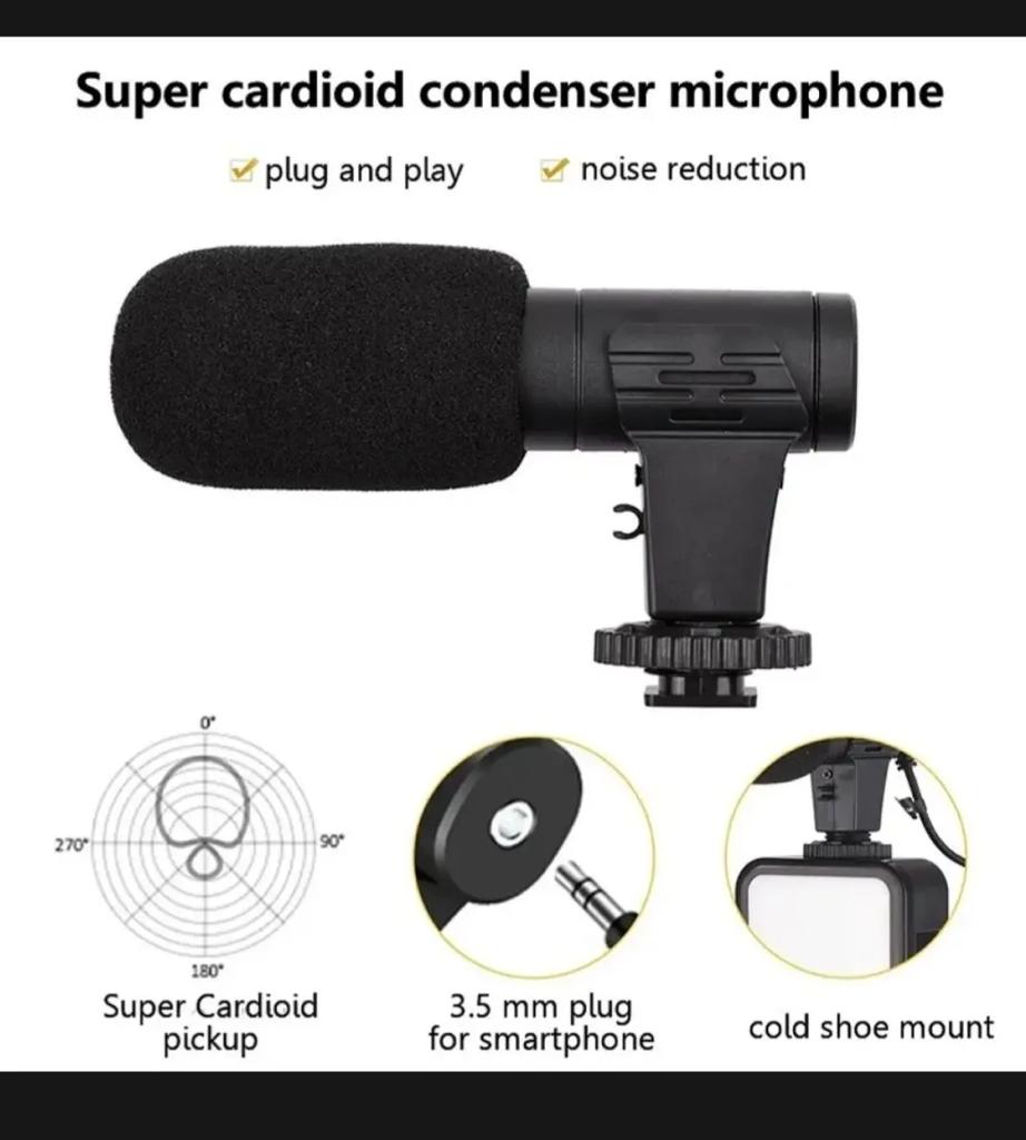 Ay-49 Video Making Kit Vlogging Tripod Triple Band Light - Image 4