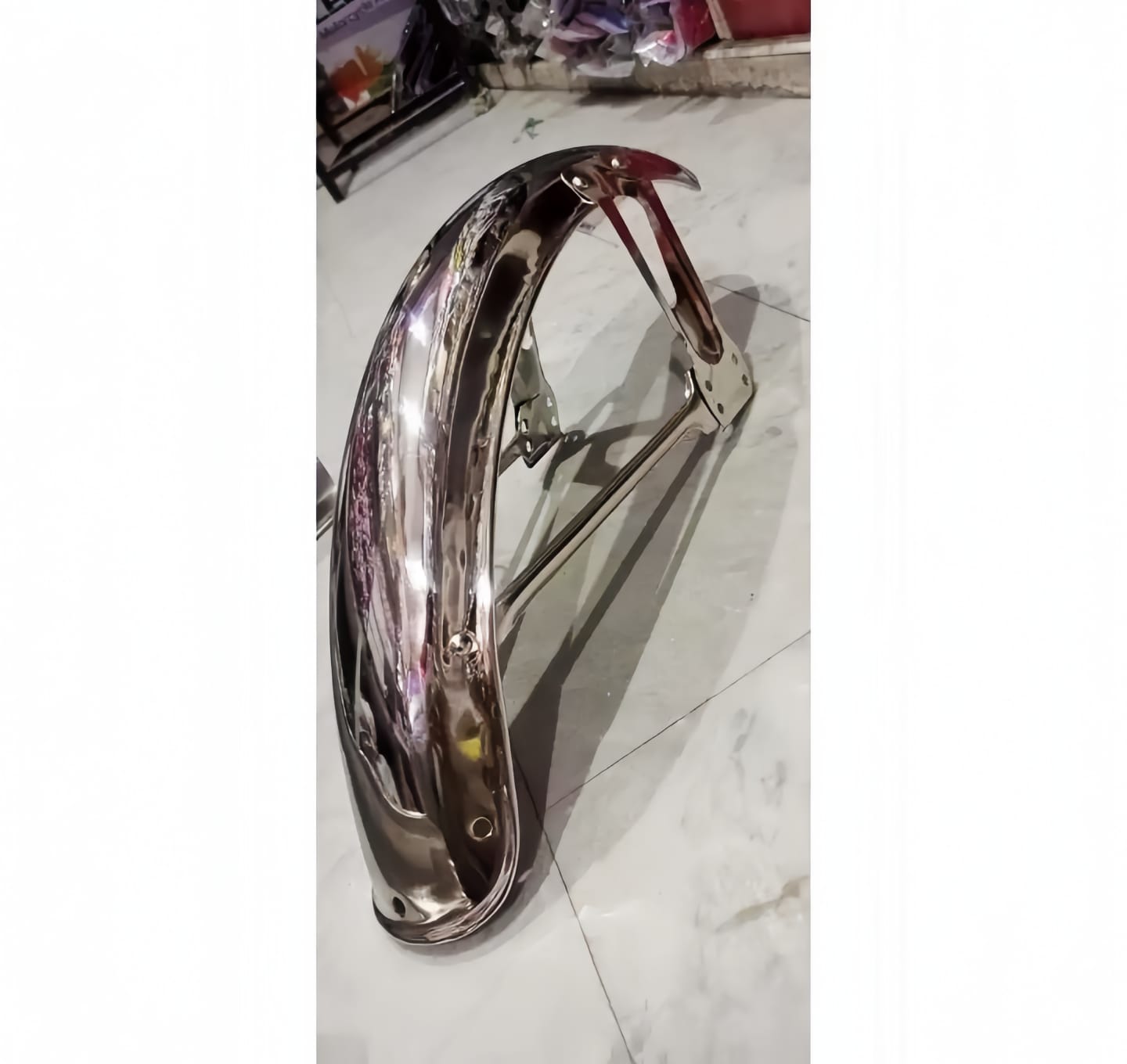 cut madguard set pindi Mudguard for 70cc racer bikes metal meterial used