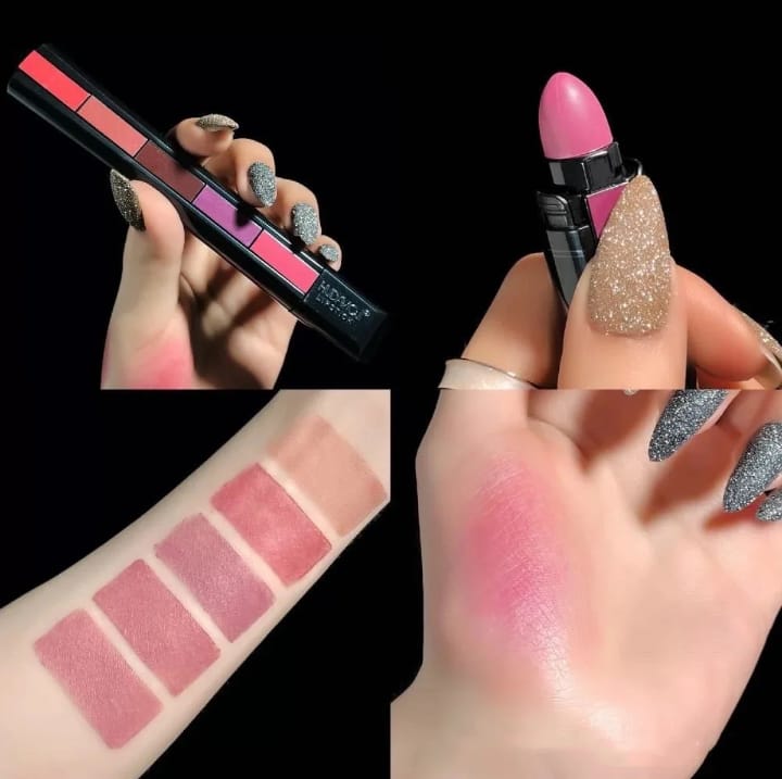 3 in 1 Makeup Deal Sunisa Foundation Base 20g Waterproof Mushroom Head Air Cushion BB Cream Nude Liquid Foundations +yanqina 36H liner + 5 in 1 lipstick Pen - Image 2