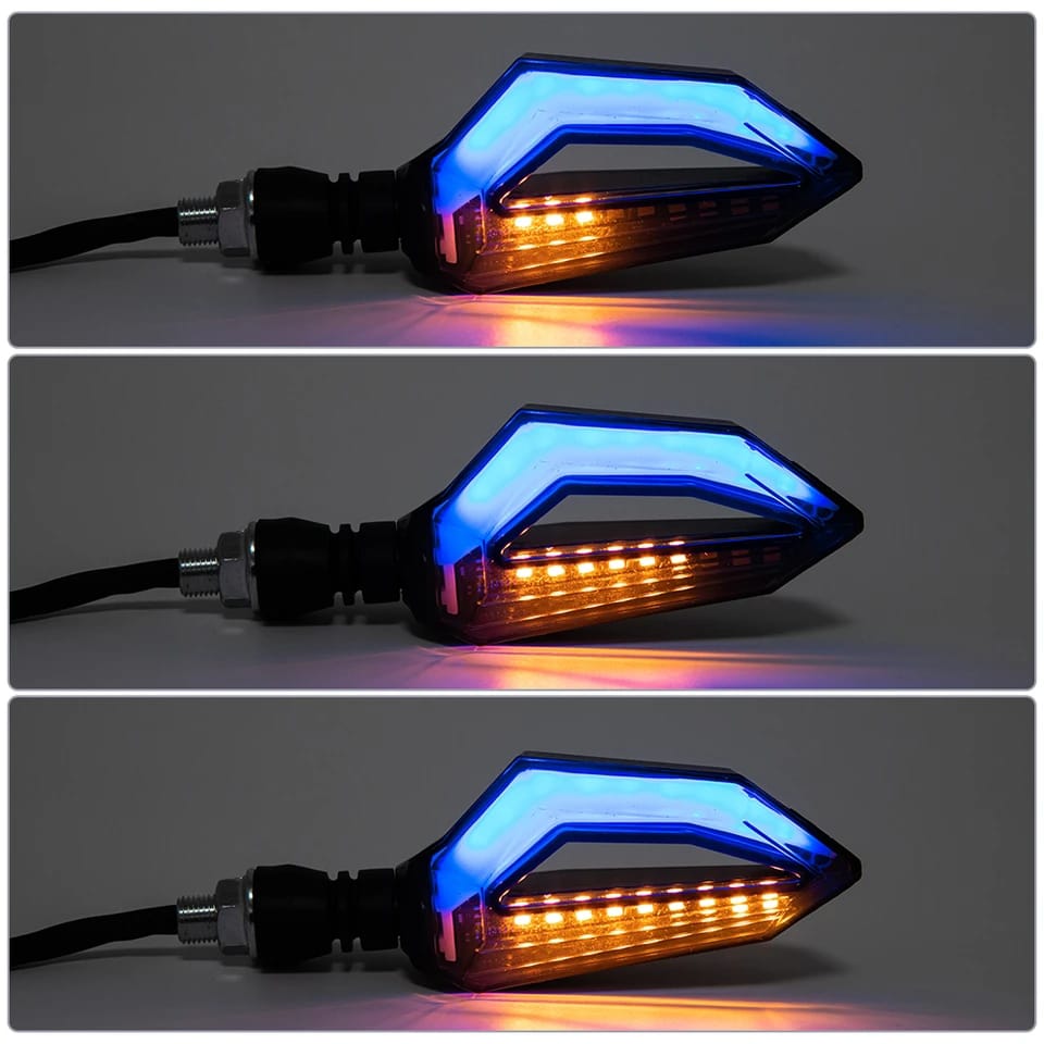 4 pcs universal 12 led motorbikes indicator with parking drl light for all bikes | 70cc | cg125| china imported - Image 4