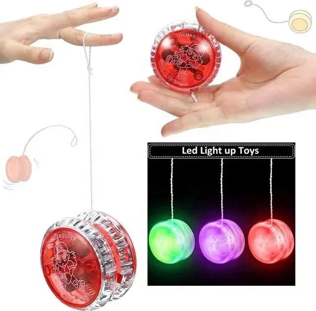 Pack of 12 Led Toys Yo yo Sport Toys Yo Yo Flashing Plastic for Kids - Image 4