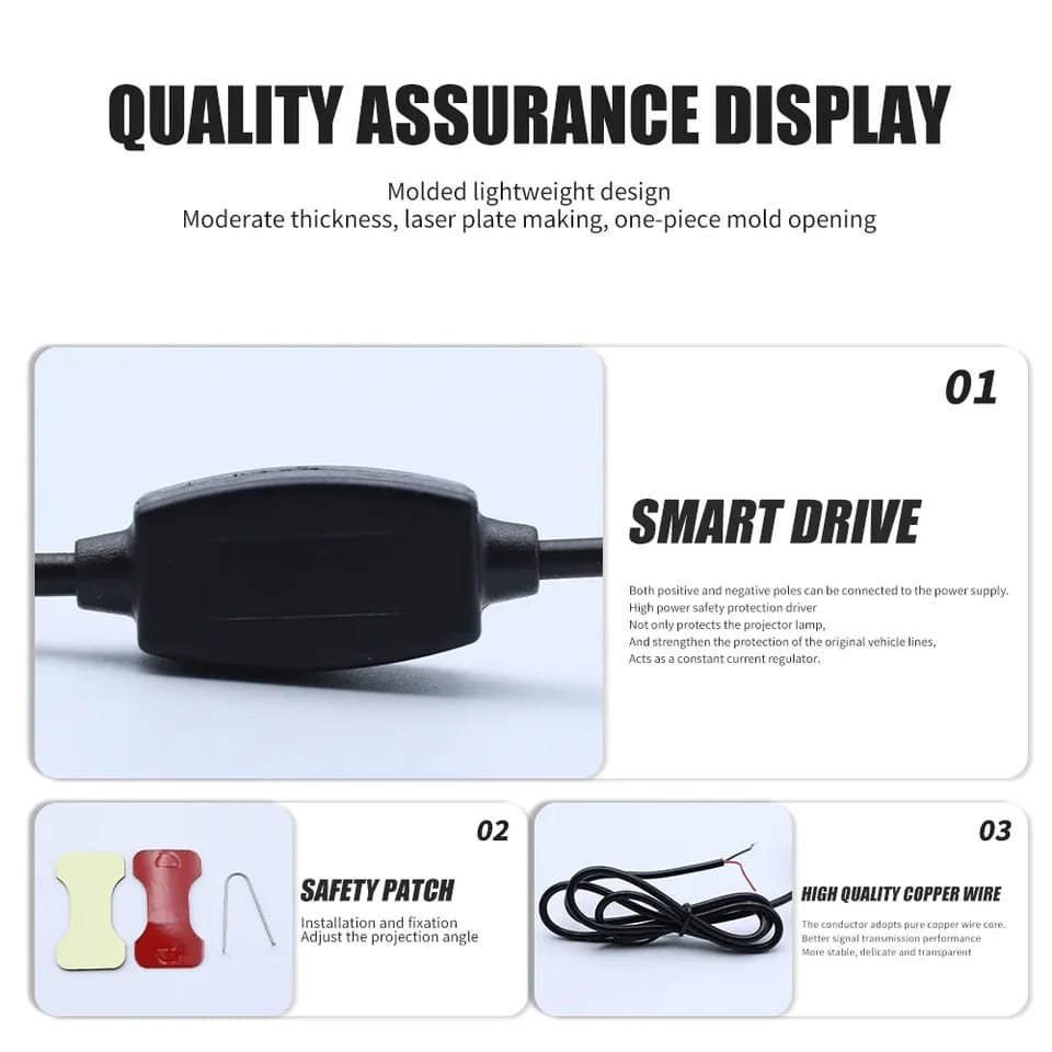 Angel Wing Light Dynamic Projection Lamp Universal Car Rear View Mirror Side Mirror (2 Pcs) - Image 4