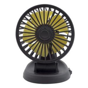 Portable Car Cooling Fan | Multi-Angle Rotatable with USB cable for Car Truck SUV RV 5V USB Powered
