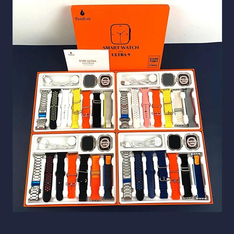 Fendior S100 Ultra Smart Watch 7in1 49mm - Random Color - Image 4