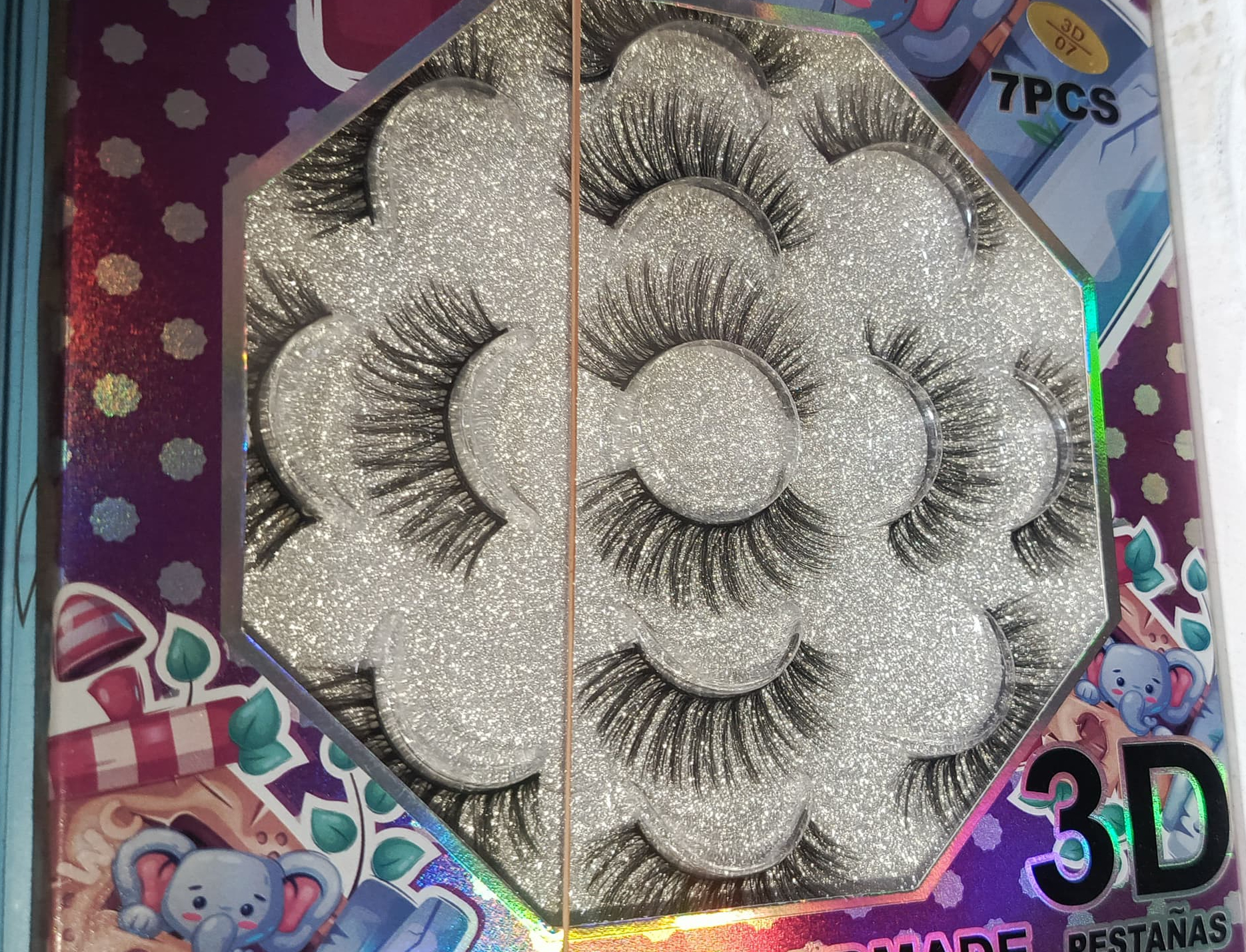 3D Eyelashes 7 pcs Eyelashes for beautiful eyes - Image 2